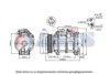 AKS DASIS 852706N Compressor, air conditioning